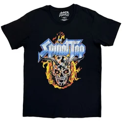 Spinal Tap Flame Skull Black XL Majica
