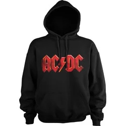 AC/DC Kapuco Distressed Logo Unisex Black 2XL