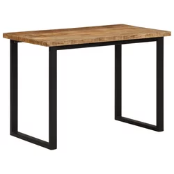 vidaXL Jedilna miza 110x55x75 cm trden mangov les