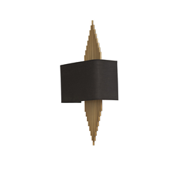 Opviq Zidna lampa E14 Socket, Zlatno-Crna