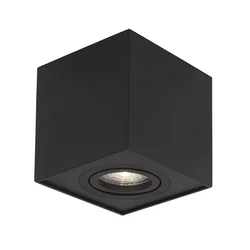 RENDE NADGRADNA SVJETILJKA CRNA GU10 1x10 Watt IP20 220-240 Volt