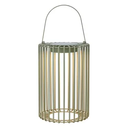 Zelena zunanja solarna LED lanterna s polnjenjem na USB (višina 54 cm) Cavia – Markslöjd