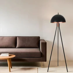 Aberto Design Podna lampa Fisco , 155 cm, E27, IP20, Crna