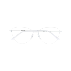 Balenciaga Eyewear-cat eye glasses-women-White
