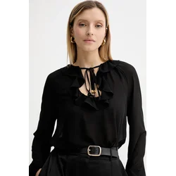 Majica MICHAEL Michael Kors ženska, črna barva, MT541DQ7R3