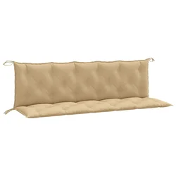 Jastuci za vrtnu klupu 2 kom svjetlosivi 180x50x7 cm tkanine