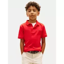 Tommy Hilfiger Polo majica Essential KB0KB10007 Rdeča Regular Fit