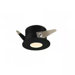 BBLINK LED ROZETNA L1030-3 OKRUGLA 3W 3000K CRNA