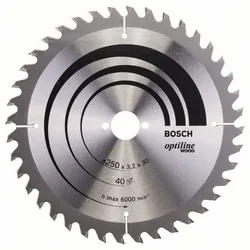 List testere za drvo Optiline 305 x 30 x 2,5 mm, 60z BOSCH