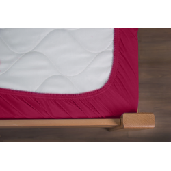Manjatex Čaršaf sa lastišem, Za dušek od 40cm, 160x200cm, Ružičasta