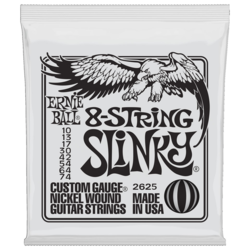 Ernie Ball 2625 10-74 SLINKY - žice za 8- žičanu električnu gitaru