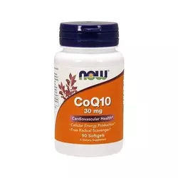 NOW prehransko dopolnilo COQ10 (30mg), 60 kapsul