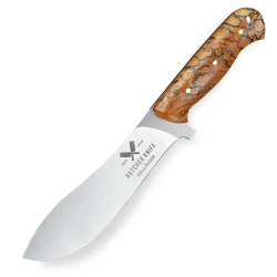 Mesarski nož BBQ BUTCHER POPLAR, 17 cm, rjava, Dellinger