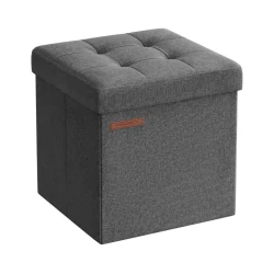 Taburet SULTAN 30x30 cm siva