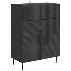 Kreveta s ladicama Crna 66 x 34,5 x 89,5 cm Konstruirano drvo