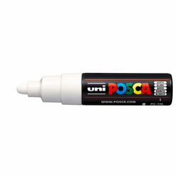 ARTMIE Marker Uni posca PC-7M, 4.5-5.5 mm, Beli