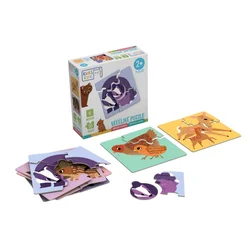 KukiKuk 80005 Véééliké puzzle Mladički z mamo