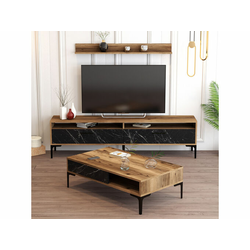 Hanah Home Set namestaja za dnevnu sobu Istanbul - orah, crn