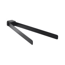 Gedy - Zidni okretni držač za peškire PIRENEI 36 cm mat crna