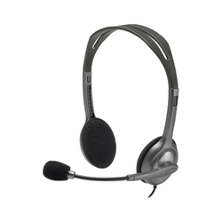 Logitech H111 Slušalice, Žične, Stereo, 20 Hz - 20 kHz, Sive