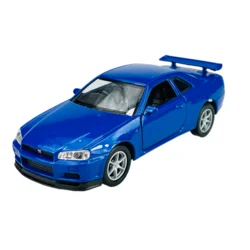 shumee WELLY NISSAN SKYLINE GT-R R34 MODRA 1:34 43798