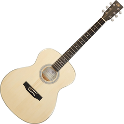 SX SO204G Transparent Black-Natural Akustična kitara