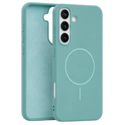 Velvet Touch MagSafe maska za Samsung Galaxy S25 - Tirkizna