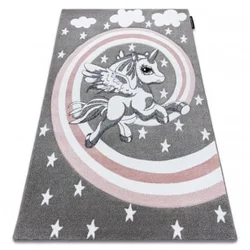eoshop Preproga PETIT PONY Pony, siva ( - Velikost: 80x150 cm)