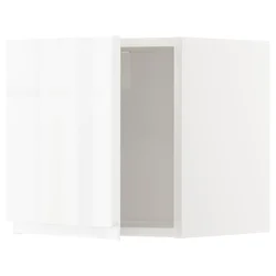METOD Zidni element, bela/Voxtorp v. sjaj bela, 40x40 cm