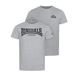 Lonsdale Mens t-shirt regular fit double pack