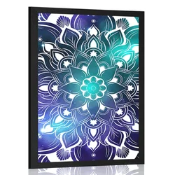 Plakat moderna Mandala z orientalskim vzorcem - 30x45 white