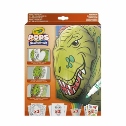 Crayola POPs 3D pobarvanke - dinozavri