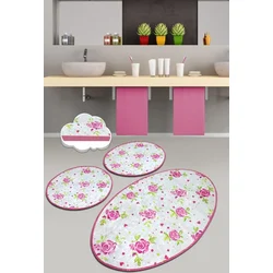 Lessentiel Maison Kupatilski otirač Frezya 1, 3 komada, Roze