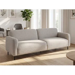 Kavč Brea 197 Siva, 228x93x80cm, Blago, NogeNoge: Kovina