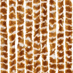 Zastor protiv muha oker-bijeli 100 x 230 cm od šenila