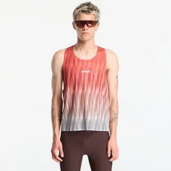 BANDIT Shredder™ Shorty Race Singlet Uneven Gradient - Poppy M