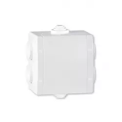 ALING-CONEL Razvodna kutija 500V 80x80 IP54 sa 6 uvoda, siva