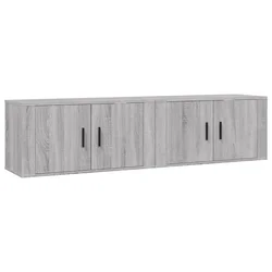 Zidni TV ormarići 2 kom boja sivog hrasta sonome 80x34,5x40 cm