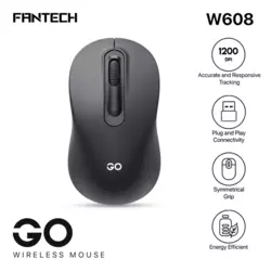 Mis Wireless Gaming Fantech W608 GO crni