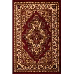 eoshop Preproga Medailon 6985 rdeča kremna (Varianta: 120x170 cm)