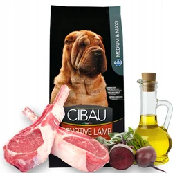 CIBAU Cibau Sensitive Lamb Medium & Maki krekeri sa ?agnjetinom i povrćem [vreća 12kg]