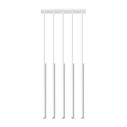 Sollux SL.0468 - Luster na sajli PASTELO 5xG9/8W/230V bela