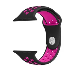 Apple Watch Sport Silicone Strap black rose S/M 38/40/41mm