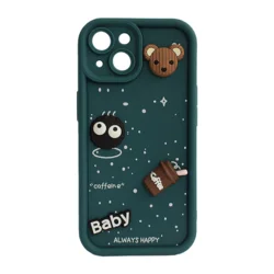 Maska Sweet Coffe za iPhone 17 tirkiz zelena