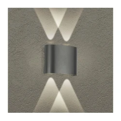 Brilagi - LED spoljašnja zidna svetiljka FLAREBOX LED/4W/230V antracit IP65
