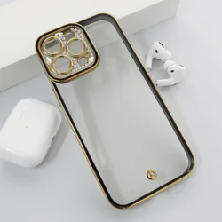 Maska za telefon Luxury Crystal Clear za iPhone 16, Zelena