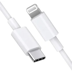 Coteci USB Data kabl CS2165, 3A PD na iPhone Lightning, 1m, Beli