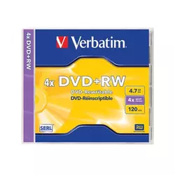 VERBATIM DVD DVD+RW,4,7GB,4X