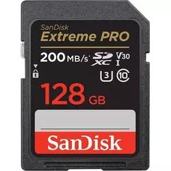 SanDisk SDXC 128GB Extreme Pro 200MB/s V30 UHS-I Class10 U3 V30