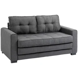 Homestar Sofa postelja za 2 osebi 1475x75x85 cm siva